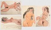NORMAN CARTON NUDE WOMAN WATER
