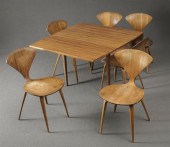 NORMAN CHERNER WALNUT DROP-LEA