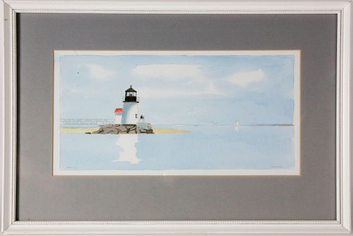 NORMAN FORTIER WATERCOLOR ON