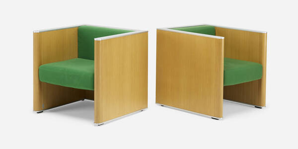 Norman Foster. armchairs, pair.