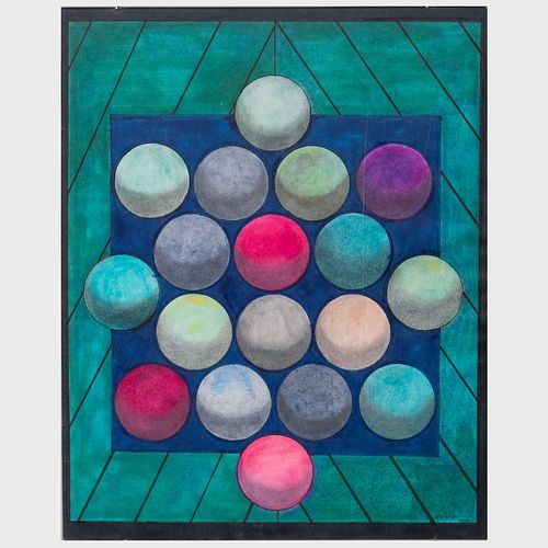 NORMAN HOLDEN (B. 1935): BILLIARD