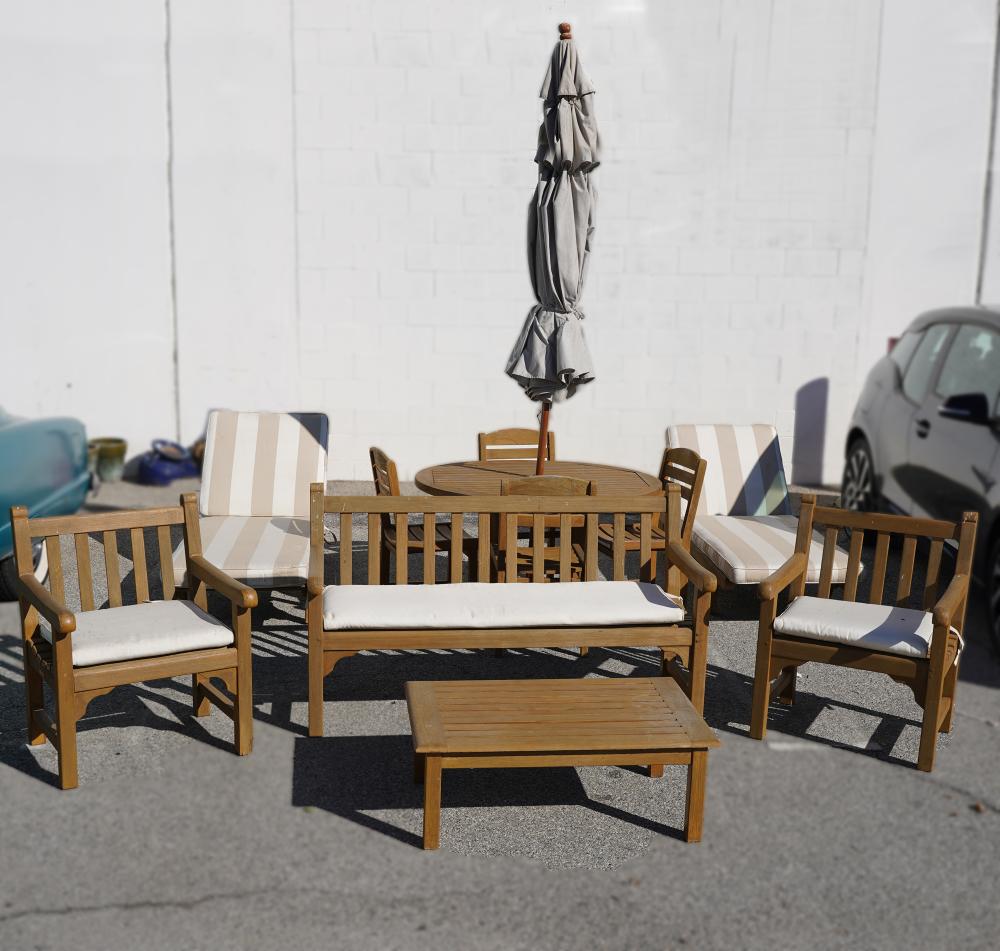 NORMAN LEAR: SET OF TEAK PATIO