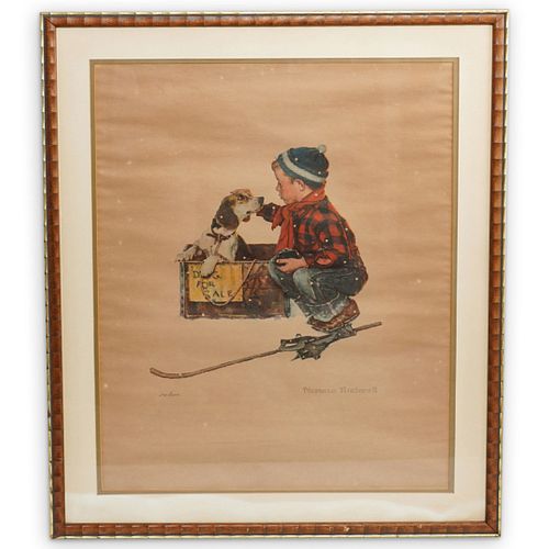 NORMAN ROCKWELL "A BOY MEETS HIS