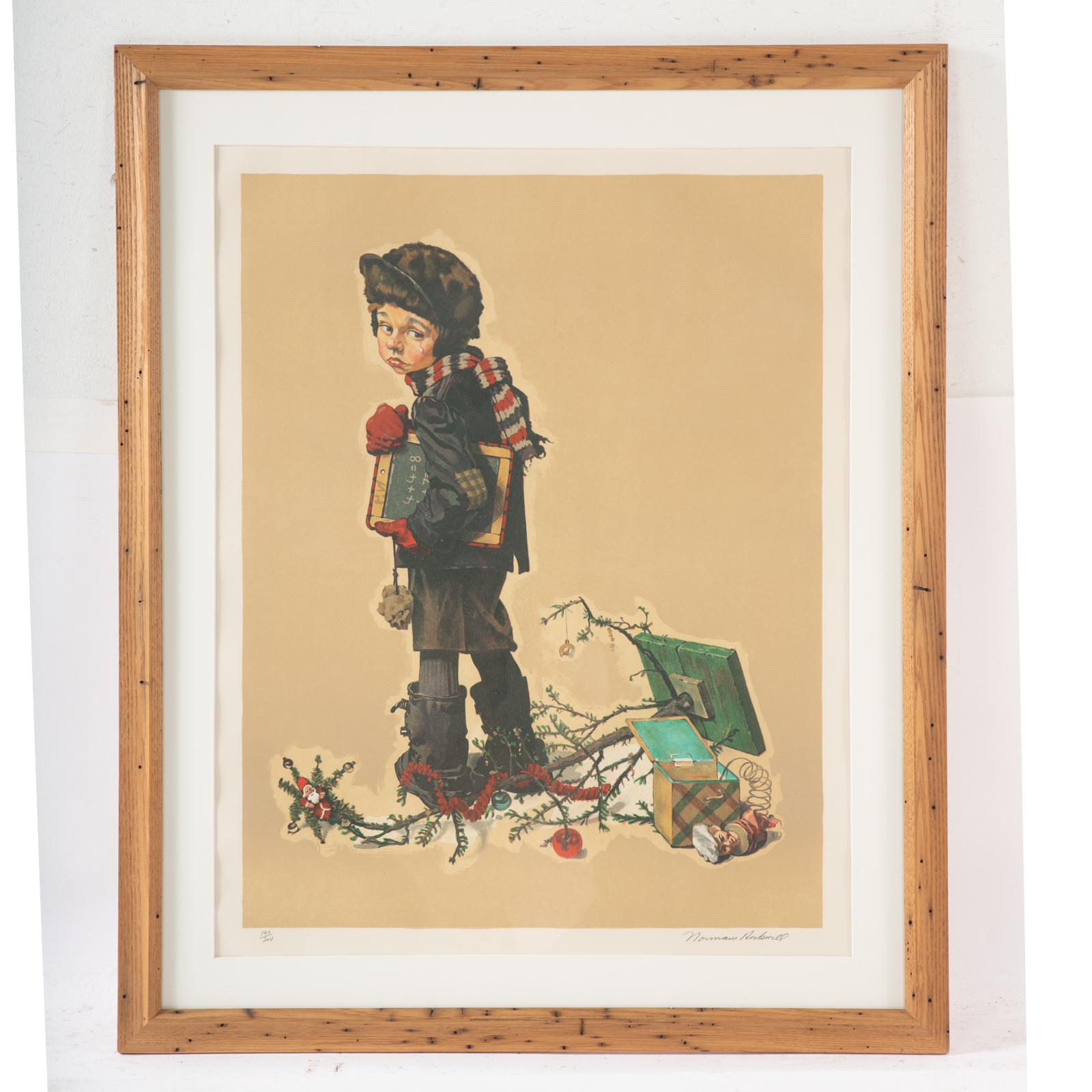NORMAN ROCKWELL. "AFTER CHRISTMAS,"