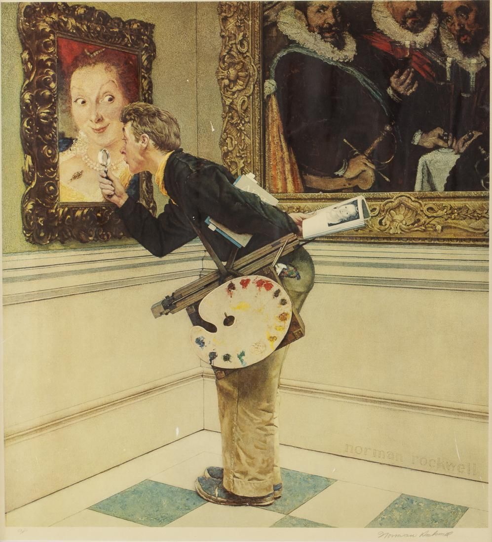 NORMAN ROCKWELL, ARTIST CRITIC,