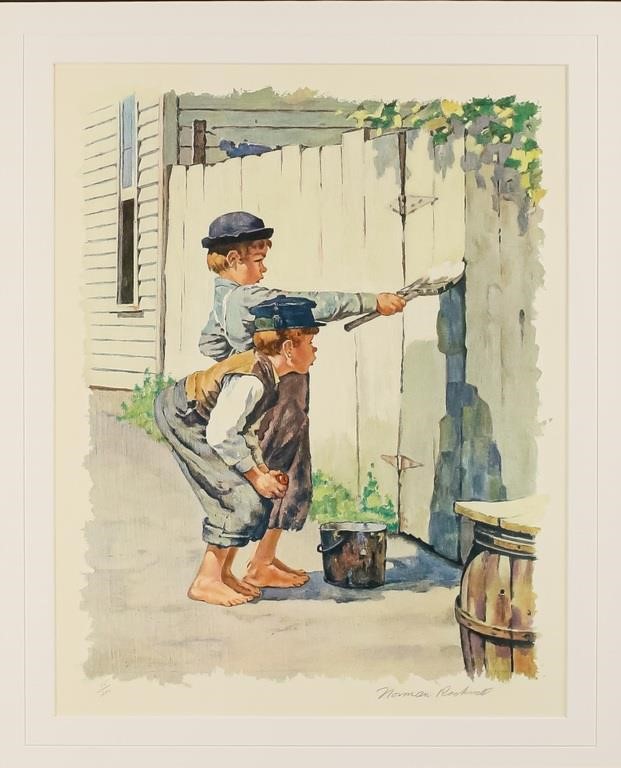 NORMAN ROCKWELL LITHOGRAPH