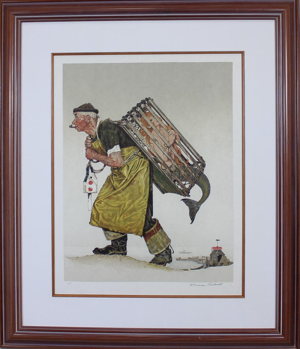 NORMAN ROCKWELL LITHOGRAPHNORMAN