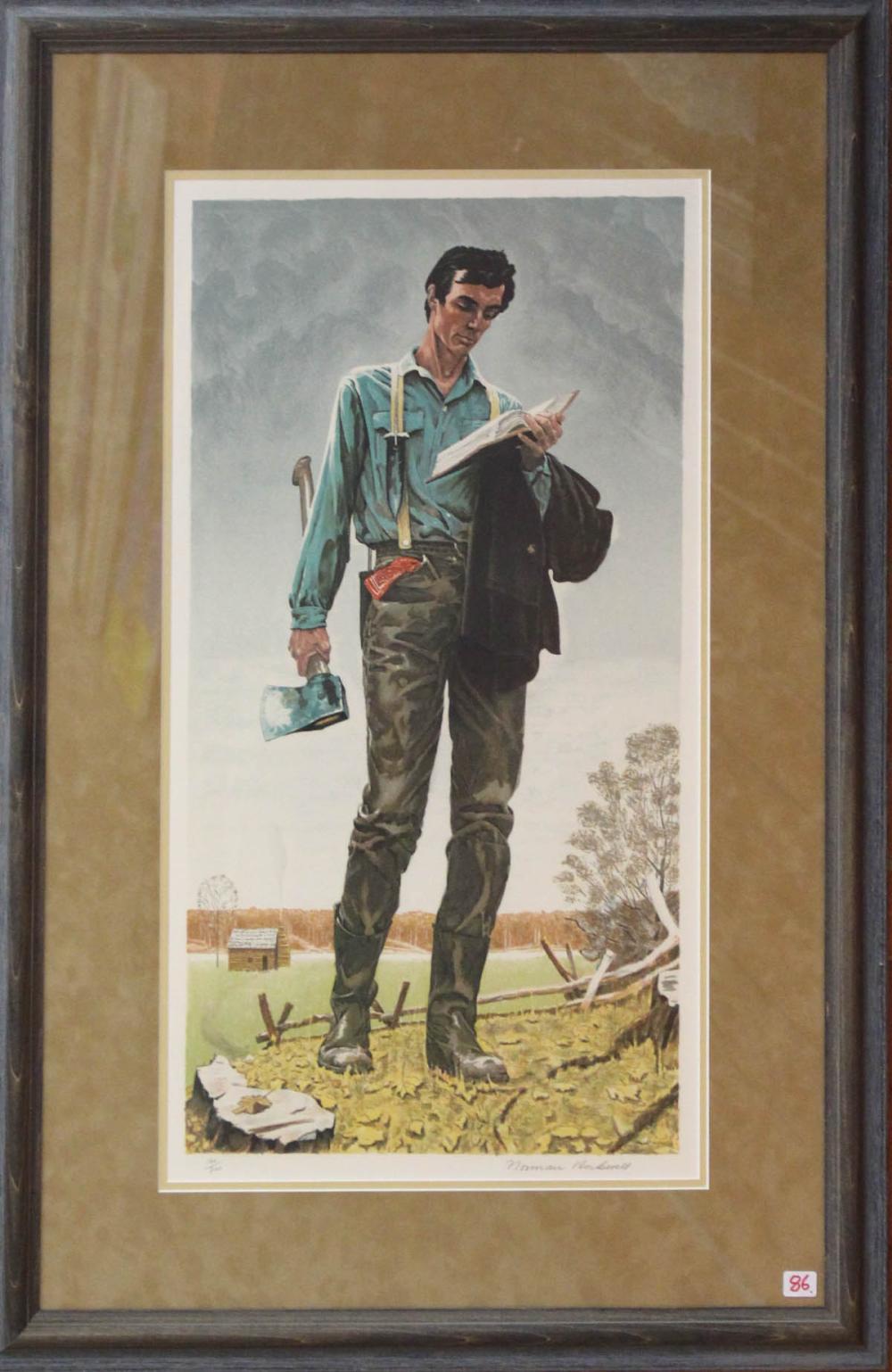 NORMAN ROCKWELL LITHOGRAPHNORMAN