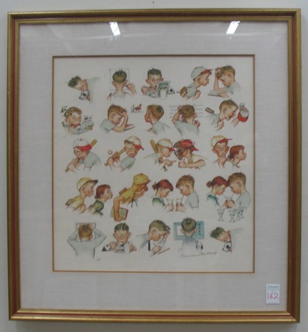 NORMAN ROCKWELL ORIGINAL LITHOGRAPH