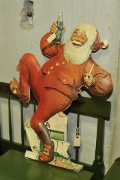 NORMAN ROCKWELL  PEPSI SANTA.