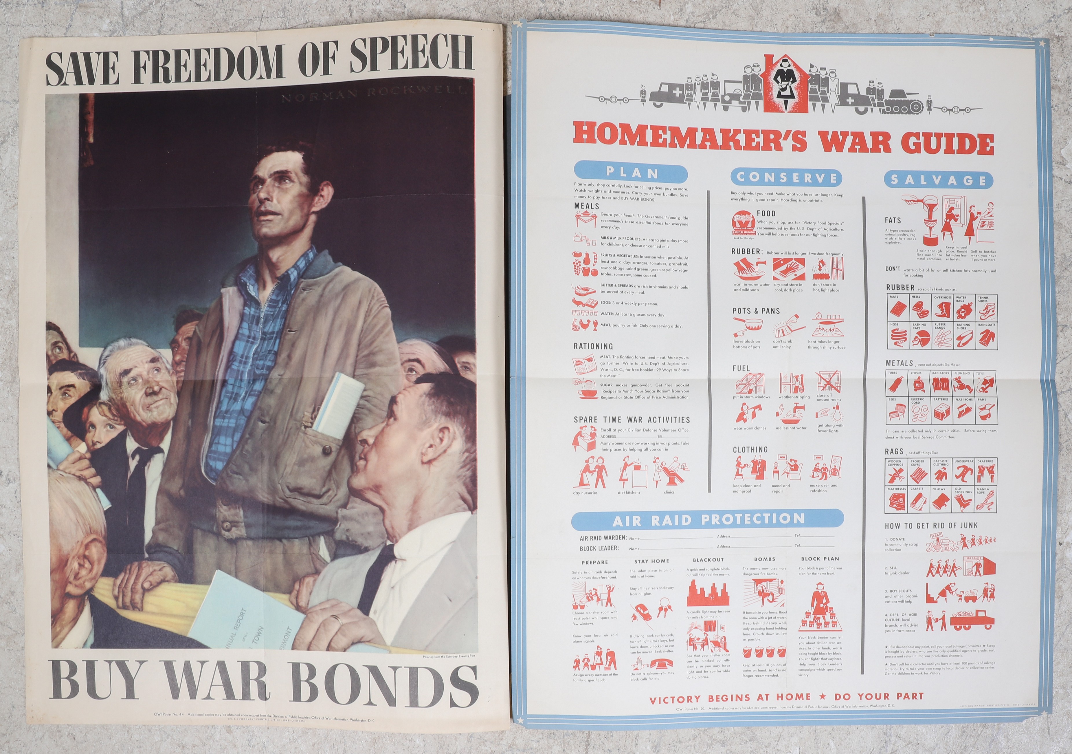 Norman Rockwell Poster War Bonds,
