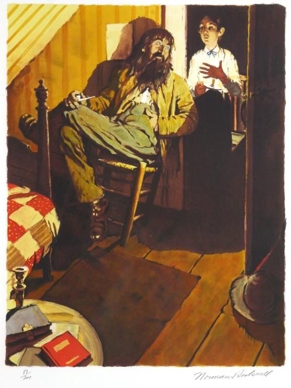 NORMAN ROCKWELL SIGNED AND NUMBERED