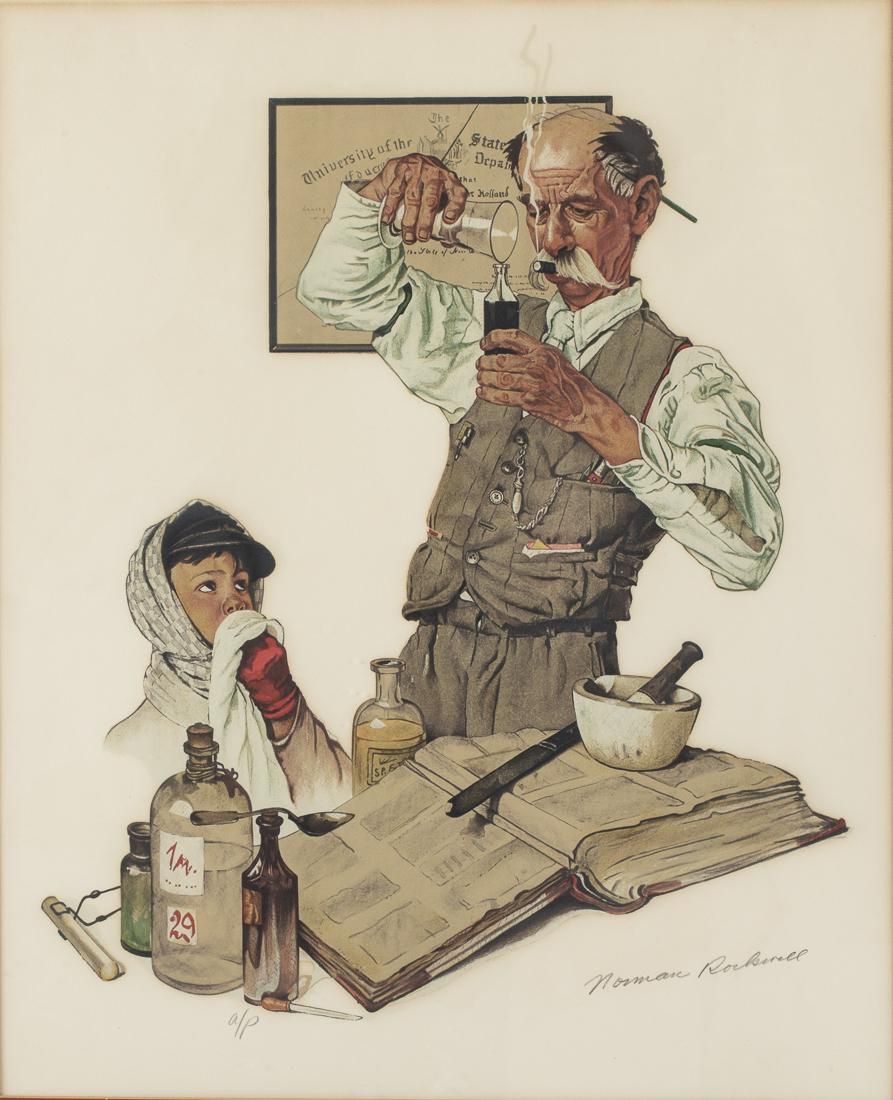 NORMAN ROCKWELL, THE CHEMIST,