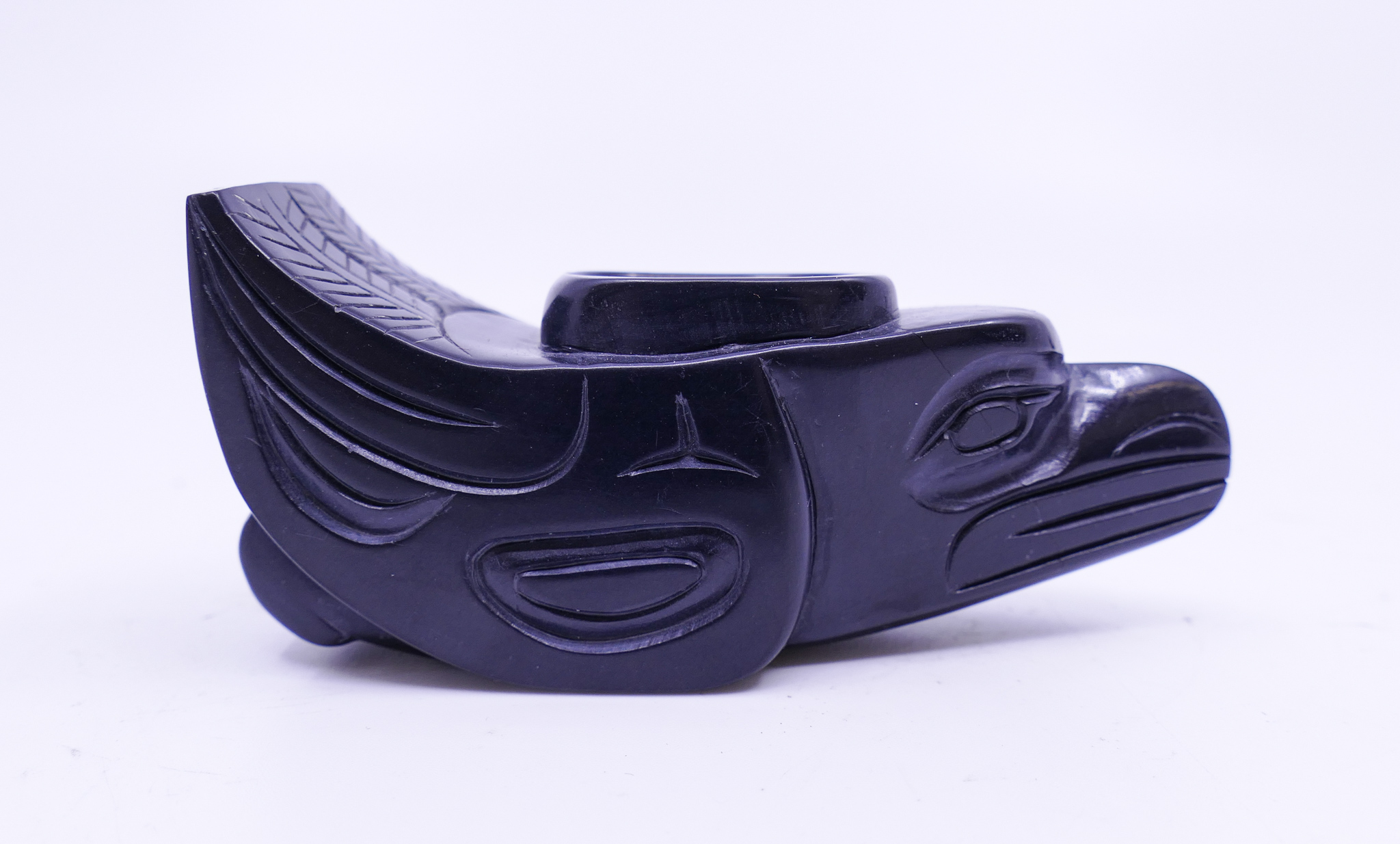Norman Russ Argillite Eagle