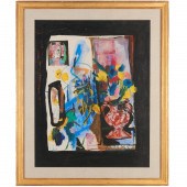 NORRIS EMBRY, MIXED MEDIA ON P