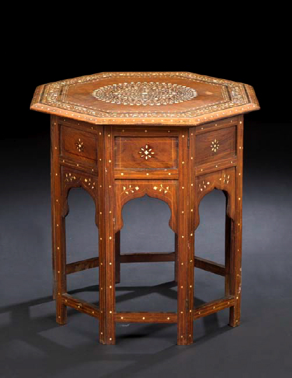 North African Carved and Bone-