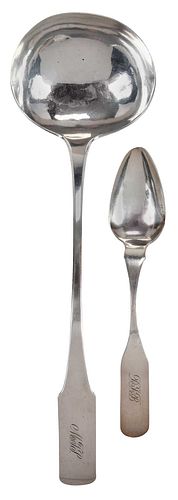 NORTH CAROLINA COIN SILVER LADLE