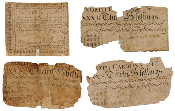 North Carolina Colonial Currency
