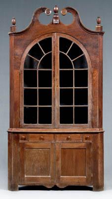 North Carolina corner cupboard,