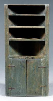 North Carolina corner cupboard, one