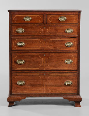North Carolina Federal Inlaid Chest