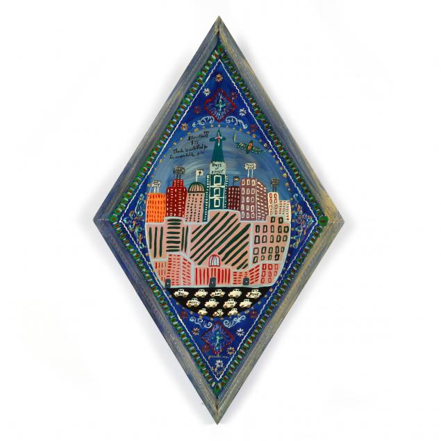 NORTH CAROLINA FOLK ART PAINTING BY