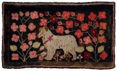 North Carolina hooked rug with