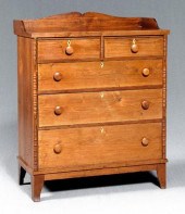 North Carolina inlaid walnut c