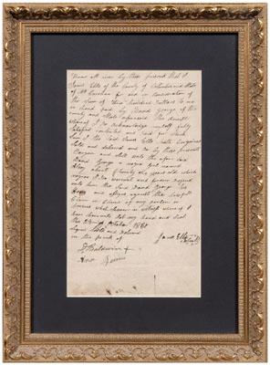 North Carolina slave bill of