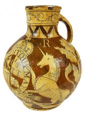 NORTH DEVON SLIPWARE ARMORIAL
