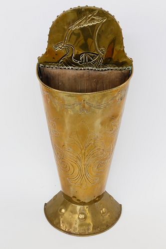 NORTH EUROPEAN BRASS UMBRELLA