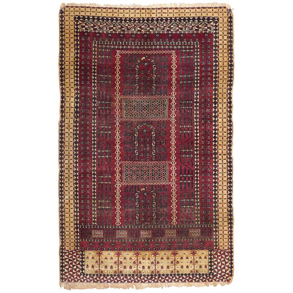 NORTH INDIAN RUG LATE 19TH/EARLY