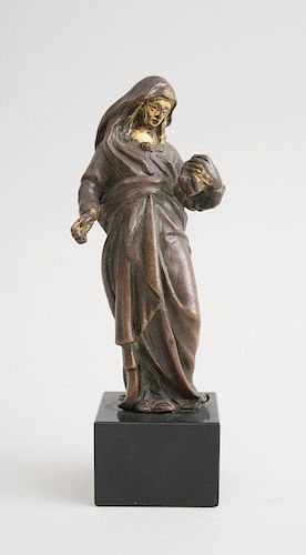 NORTH ITALIAN PARCEL-GILT BRONZE