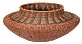 NORTH MEXICAN WOVEN WICKER BAS