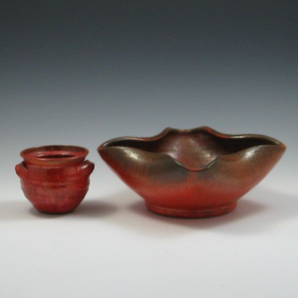 North State Pottery Chrome Red