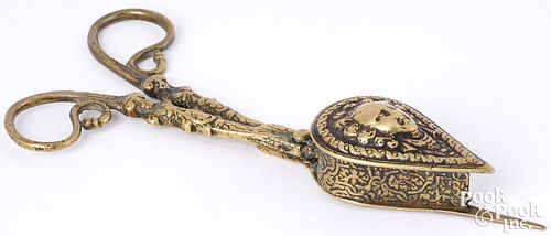 NORTH WEST EUROPE CAST BRASS CANDLE