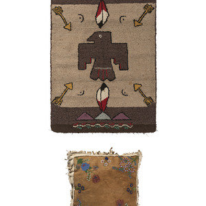 Northern Cree Beaded Hide Pillow