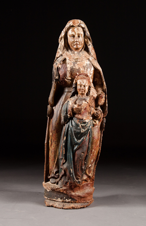 Northern European carved and