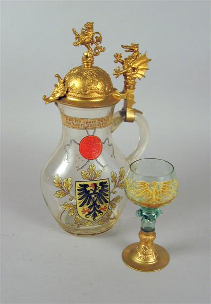 Northern European enameled glass
