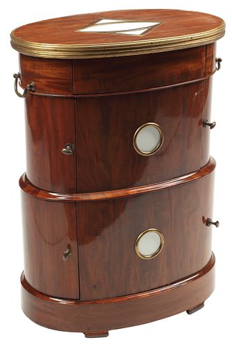 NORTHERN EUROPEAN MAHOGANY PEDESTAL