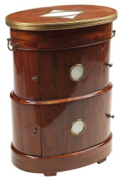 NORTHERN EUROPEAN MAHOGANY PED