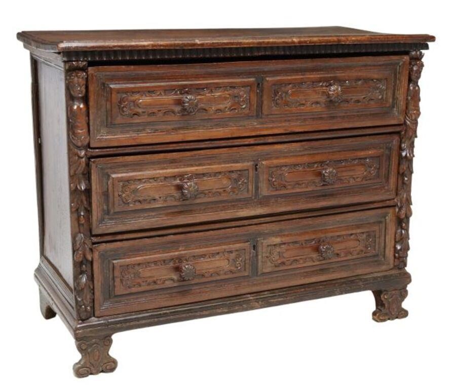 NORTHERN ITALIAN BAMBOCCIO COMMODE,