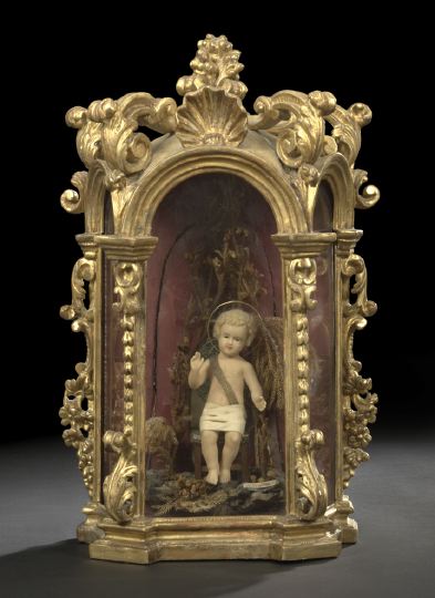 Northern Italian Carved Giltwood