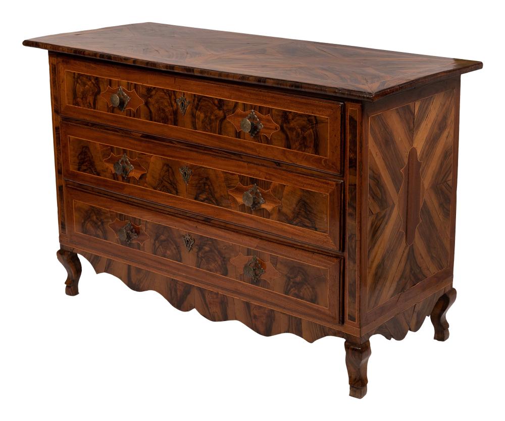 NORTHERN ITALIAN MARQUETRY CHEST OF