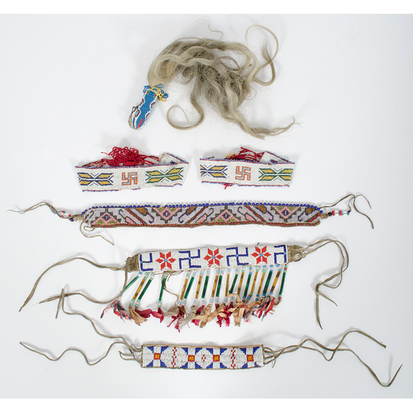 Northern Plains Beaded Garters PLUS