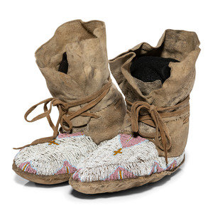 Northern Plains Beaded Hide High