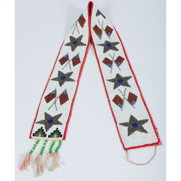 Northern Plains Beaded Patriotic