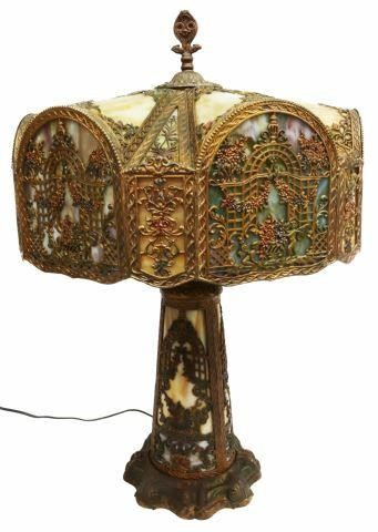 NORTHWEST ART SHADE PANELED SLAG