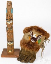 NORTHWEST COAST CARVED AND PAI