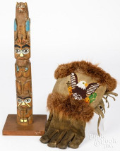 NORTHWEST COAST CARVED AND PAI